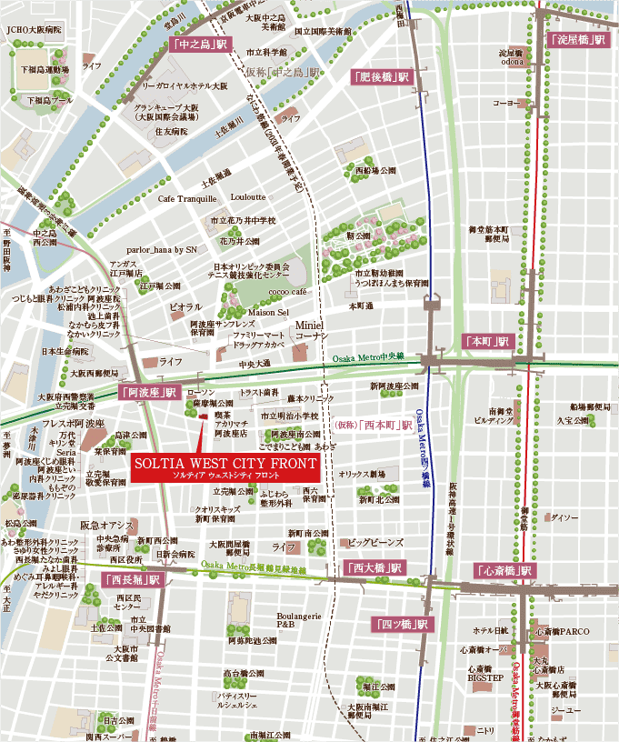 現地周辺地図
